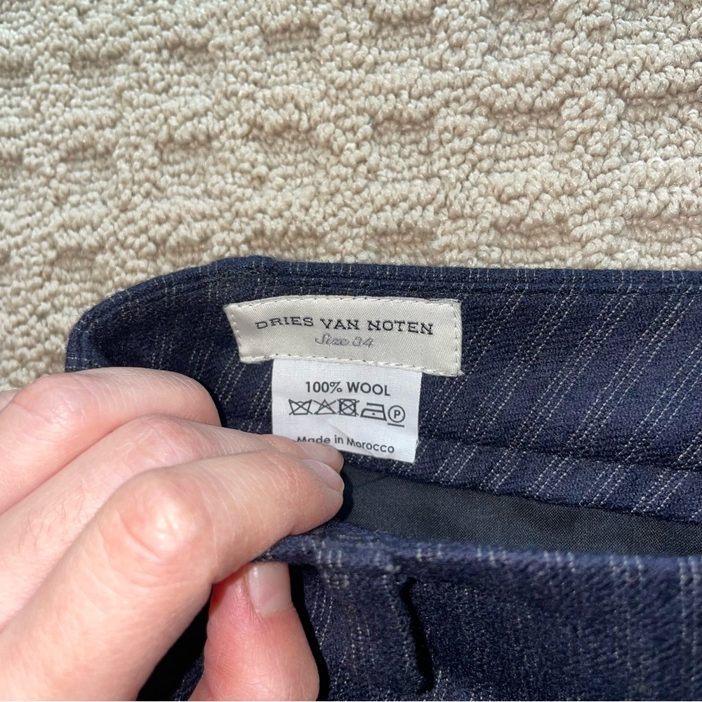 Dries Van Noten striped wool pants EUC - Picture 3 of 6